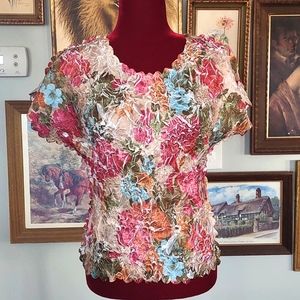 Floral Stretch Popcorn Shirts (2)
